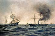 Sinking of the Confederate Ship CSS Alabama